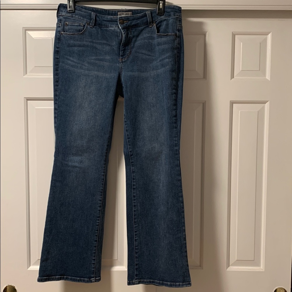 Chico's So Slimming Dark Blue Jeans Size 12